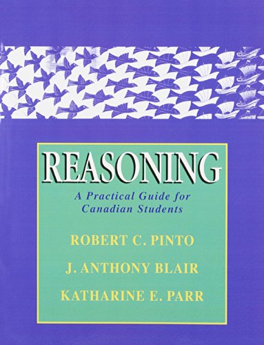 Stock image for Reasoning: A Practical Guide for Canadian Students for sale by Irish Booksellers