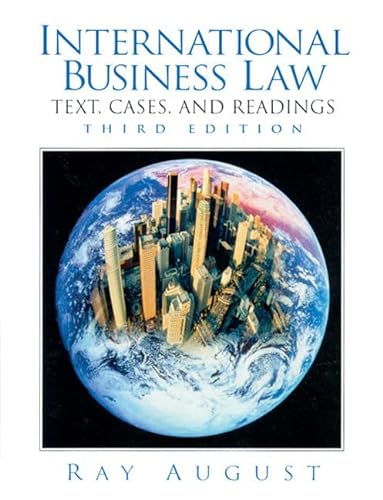 9780130143778: International Business Law: Text, Cases, and Readings