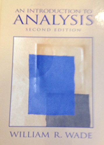 9780130144096: Introduction to Analysis