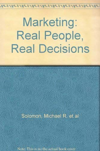 Marketing: Real People, Real Decisions - Michael R. et al Solomon