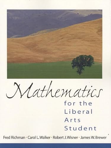 Stock image for Mathematics for the Liberal Arts Student for sale by Better World Books