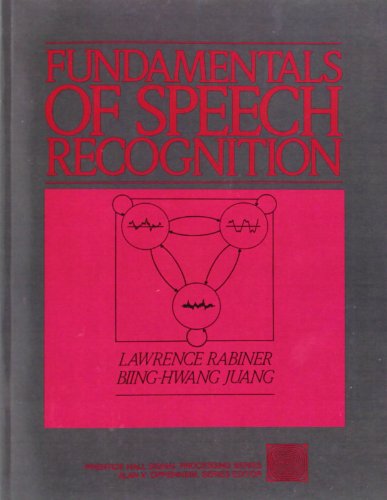 9780130151575: Fundamentals of Speech Recognition (Prentice-hall Signal Processing Series)