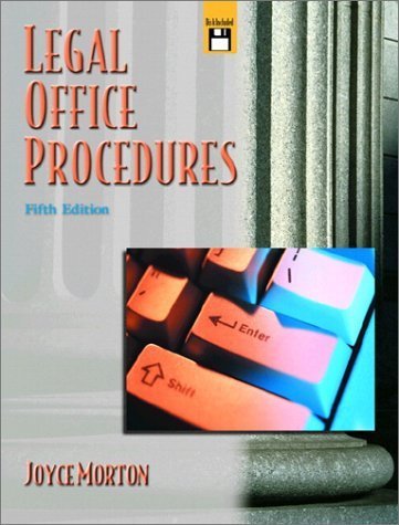 9780130155979: Legal Office Procedures