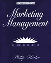 Beispielbild fr Marketing Management: Millennium Edition: International Edition (International Students) zum Verkauf von AwesomeBooks