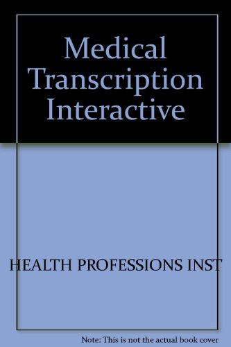 Medical Transcription Interactive Cd-rom for Windows, Student Version (9780130158482) by Green, David; Green, Georgia