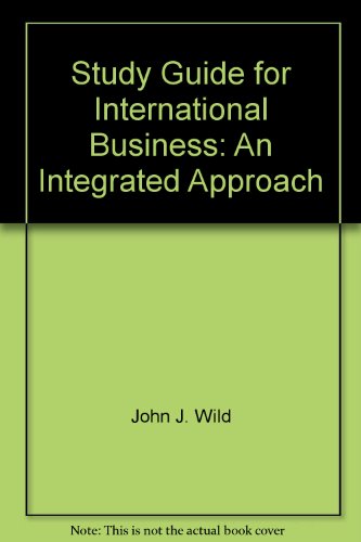 Stock image for Study Guide for International Business: An Integrated Approach for sale by Phatpocket Limited