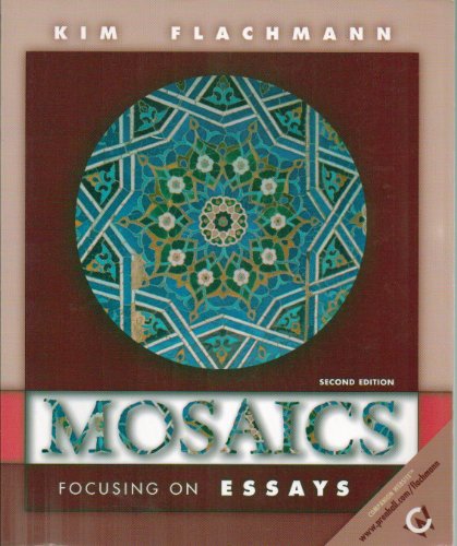 Beispielbild fr Mosaics : Focusing on Essays zum Verkauf von Better World Books