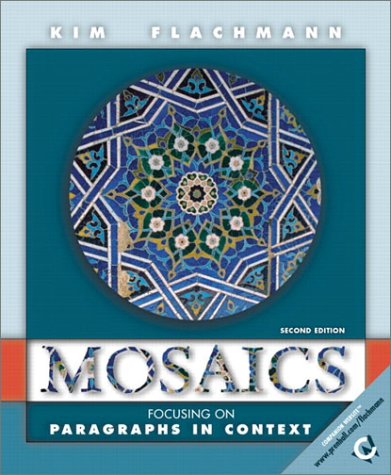 Stock image for Mosaics : Focusing on Paragraphs in Context for sale by Better World Books