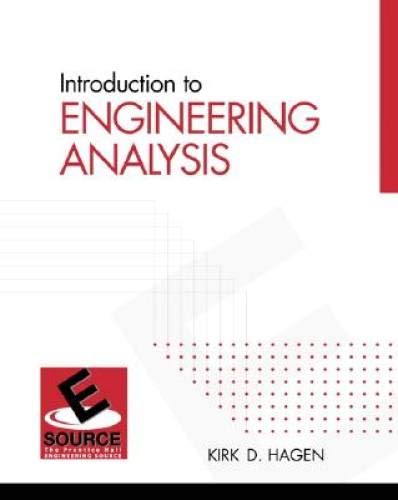 Imagen de archivo de Introduction to Engineering Analysis a la venta por ThriftBooks-Dallas