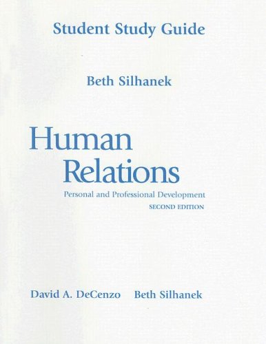 Stock image for Student Study Guide for Human Relations: Personal and Professional Development for sale by Iridium_Books
