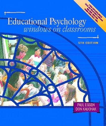 Imagen de archivo de Educational Psychology: Windows on Classrooms (5th Edition, Book & CD-ROM) a la venta por HPB-Red
