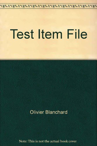 9780130172723: Test Item File