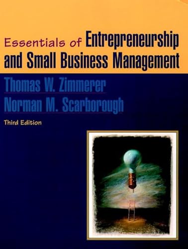 Beispielbild fr Essentials of Entrepreneurship and Small Business Management zum Verkauf von Better World Books