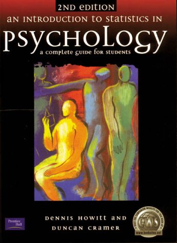 Beispielbild fr An Introduction to Statistics in Psychology: A Complete Guide for Students zum Verkauf von AwesomeBooks