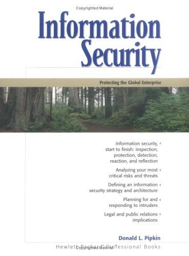 9780130173232: Information Security: Protecting the Global Enterprise