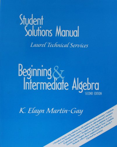 Stock image for Introductory and Intermediate Algebra for sale by Better World Books: West