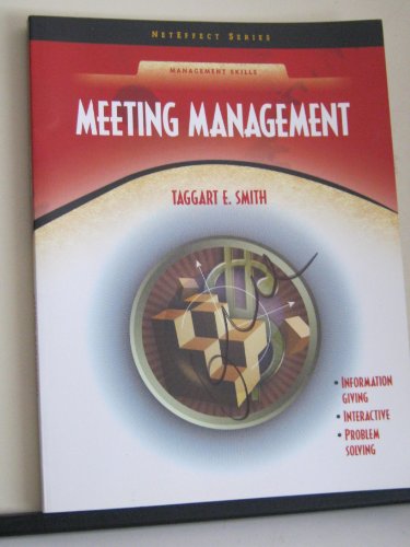 Beispielbild fr Meeting Management zum Verkauf von Zoom Books Company