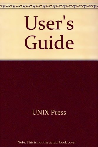 Imagen de archivo de User's Guide : UNIX SVR 4.2 a la venta por PsychoBabel & Skoob Books
