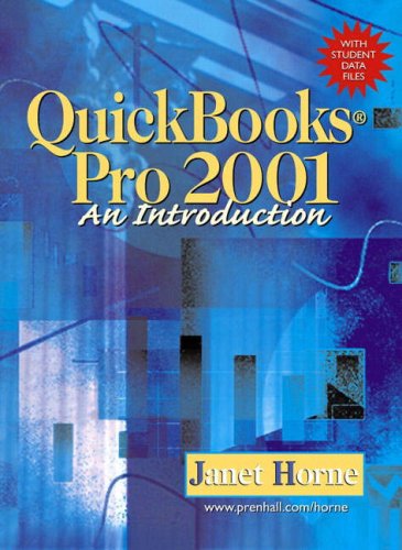 Beispielbild fr QuickBooks Pro 2002 An Introduction with Student Data Files zum Verkauf von BooksRun