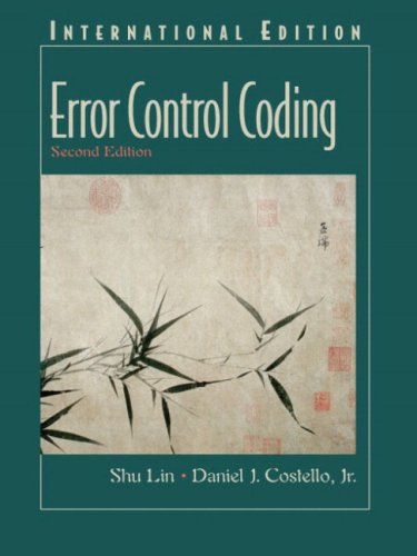 Stock image for Error Control Coding: Fundamentals and Applications for sale by medimops