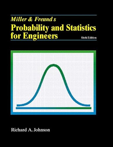 Imagen de archivo de Miller and Freund's Probability and Statistics for Engineers: International Edition a la venta por Majestic Books