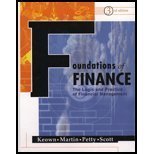 9780130179814: Foundations of Finance: The Logic of Practical Financial Management