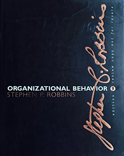 Stock image for Organizational Behavior : Concepts Controversial and Application for sale by Better World Books