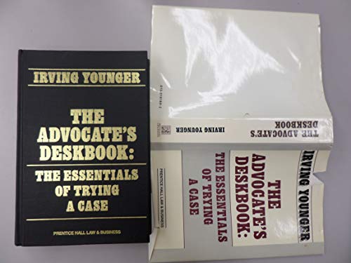 9780130181695: The Advocates's Deskbook: The Essentials of Trying a Case