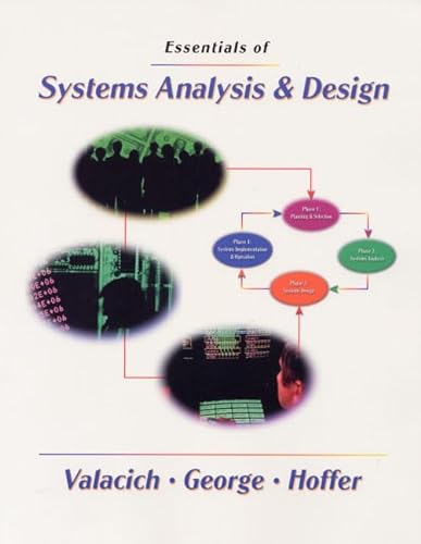 Beispielbild fr Essentials of Systems Analysis and Design zum Verkauf von Wonder Book