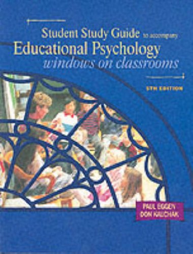 Beispielbild fr Educational Psychology: Windows on Classrooms : Student Study Guide zum Verkauf von Better World Books