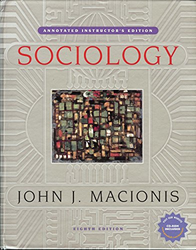 9780130184962: Annotated Instructors Edition (Sociology)