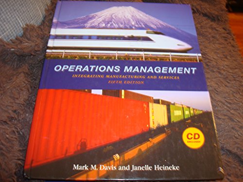 Beispielbild fr Operations Management Book Only zum Verkauf von ThriftBooks-Atlanta