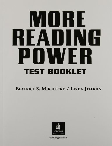 Stock image for More Reading Power Test Booklet for sale by ThriftBooks-Atlanta