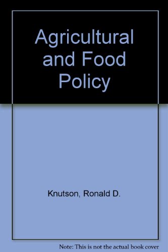 9780130187895: Agricultural and Food Policy