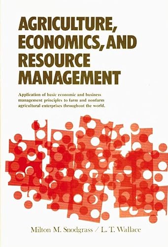 Stock image for Agriculture, economics, and resource management for sale by HPB-Red