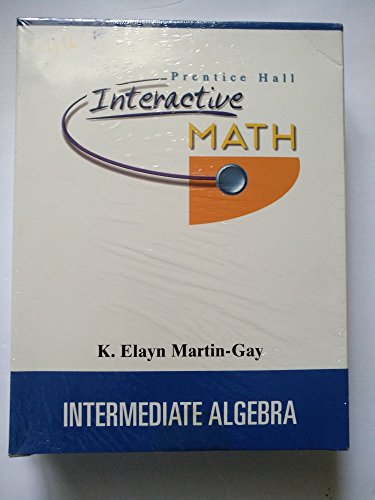 Stock image for Prentice Hall Interactive Math Intermediate Algebra for sale by Books Puddle