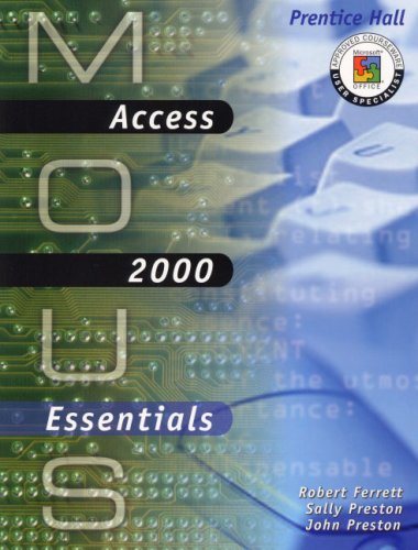 Beispielbild fr MOUS Essentials: Access 2000 with CD zum Verkauf von Wonder Book