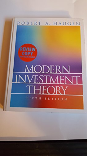 9780130191816: Modern Investment Theory