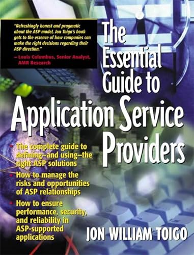 Stock image for Essential Guide to Application Service Providers, The for sale by HPB-Red