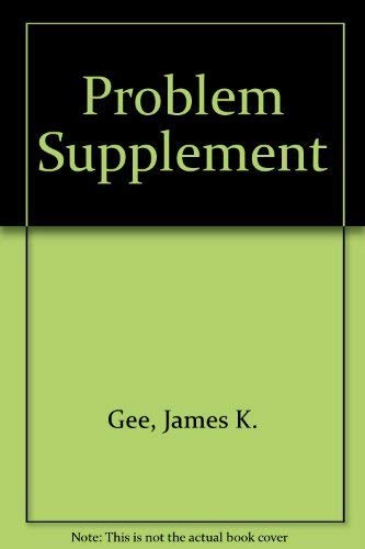 9780130193926: Problem Supplement