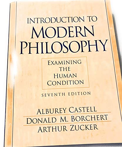 Stock image for Introduction to Modern Philosophy: Examining the Human Condition for sale by BGV Books LLC