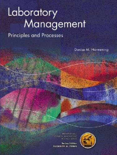 9780130194596: Laboratory Management: Principles and Processes