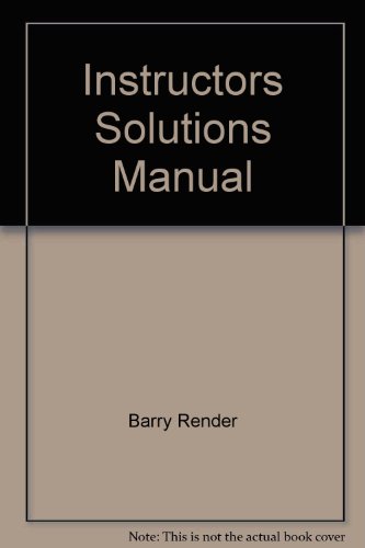 9780130195937: Instructors Solutions Manual