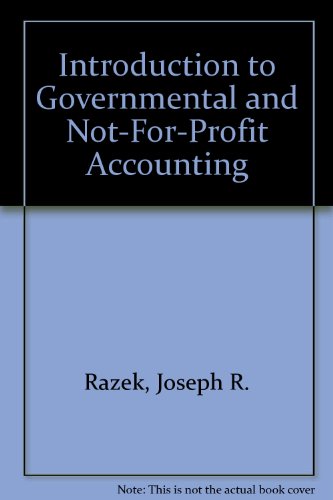 9780130196590: Introduction to Governmental and Not-For-Profit Accounting