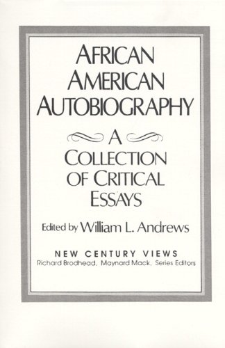 Imagen de archivo de African-American Autobiography: A Collection of Critical Essays a la venta por Goodwill Southern California