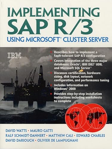 Beispielbild fr Implementing Sap R/3 Using Microsoft Cluster Server zum Verkauf von HPB-Red