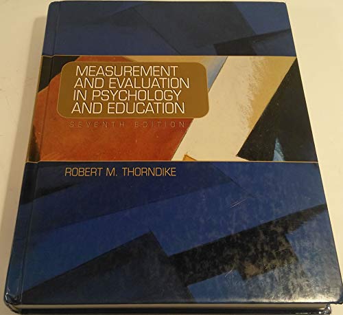 9780130199980: Measurement And Evaluation In Psychology And Education