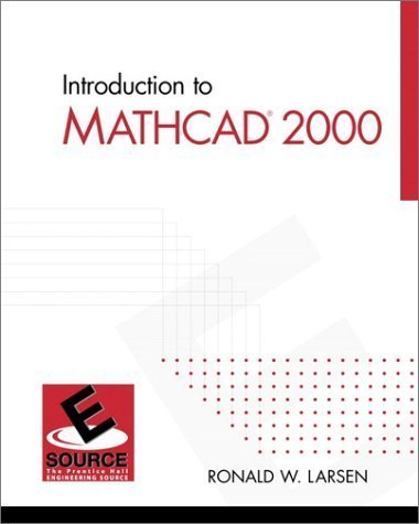 Imagen de archivo de Introduction to MathCAD 2000 a la venta por HPB-Red