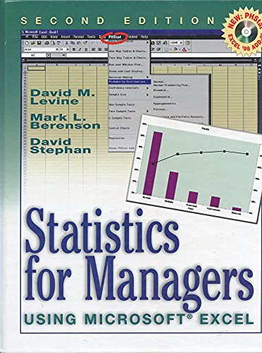Imagen de archivo de Statistics for Managers Using Microsoft Excel a la venta por Better World Books