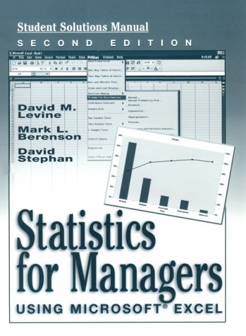 Beispielbild fr Statistics for Managers Using MS Excel zum Verkauf von Better World Books